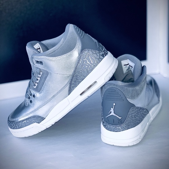 jordan 3 metallic blue